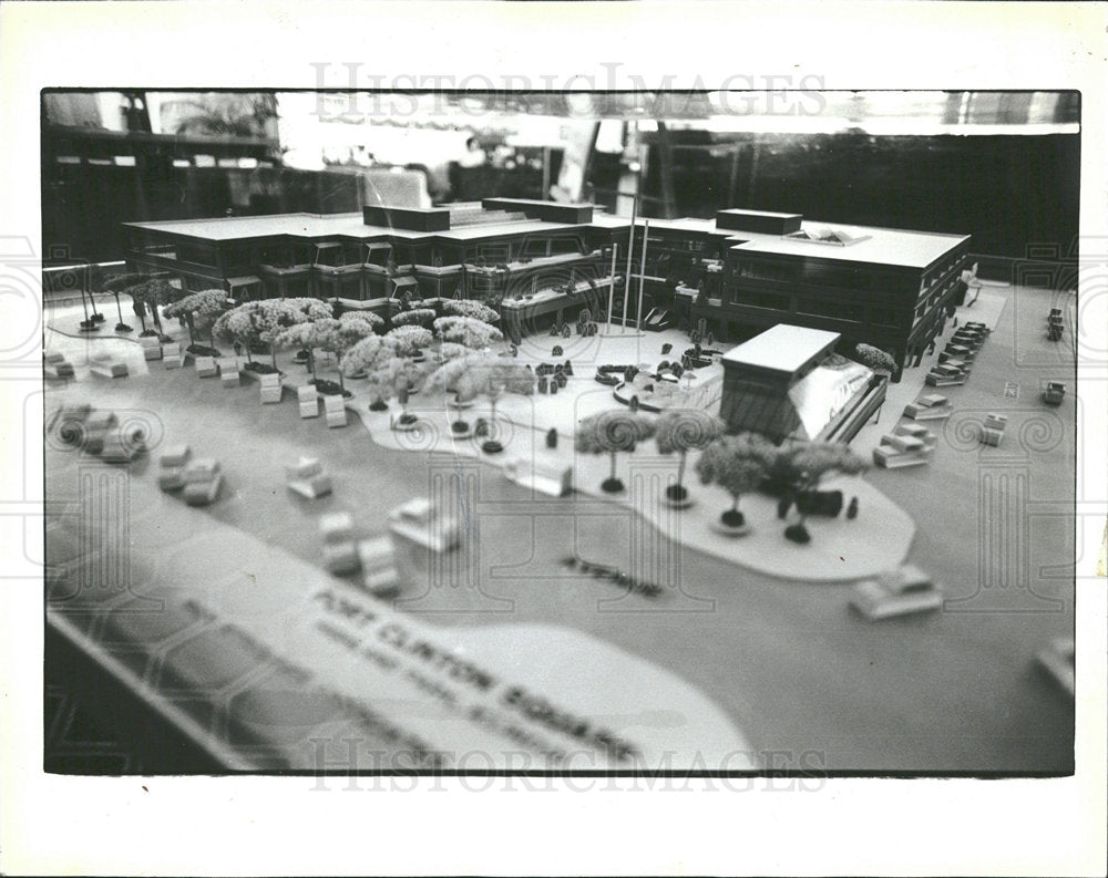 1983 Press Photo 15 Million Mall Proposal Highland Park - Historic Images