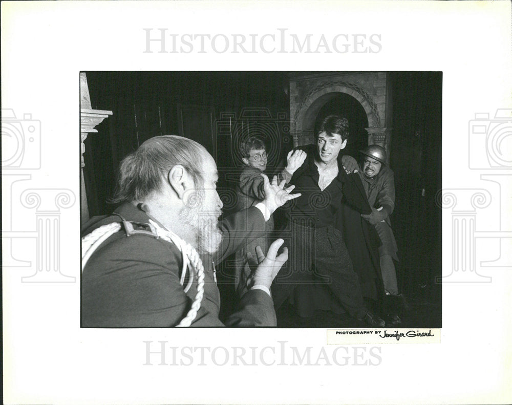 1985 Press Photo Aidan Quinn Hamlet Theatre Actor - Historic Images