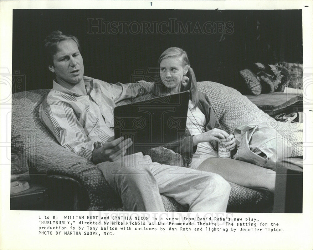 1984 Press Photo A Scene From &quot;Hurlyburly&quot; - Historic Images
