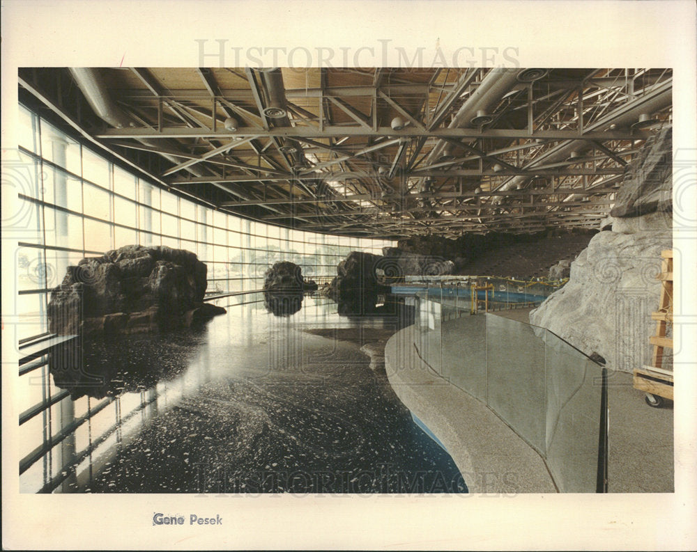 1990 Press Photo Shed Aquarium Oceanarium - Historic Images