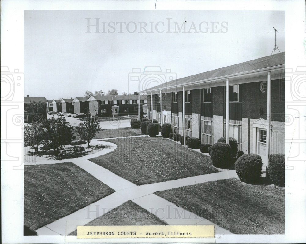 1976 Press Photo Jefferson Courts  Condominiums - Historic Images