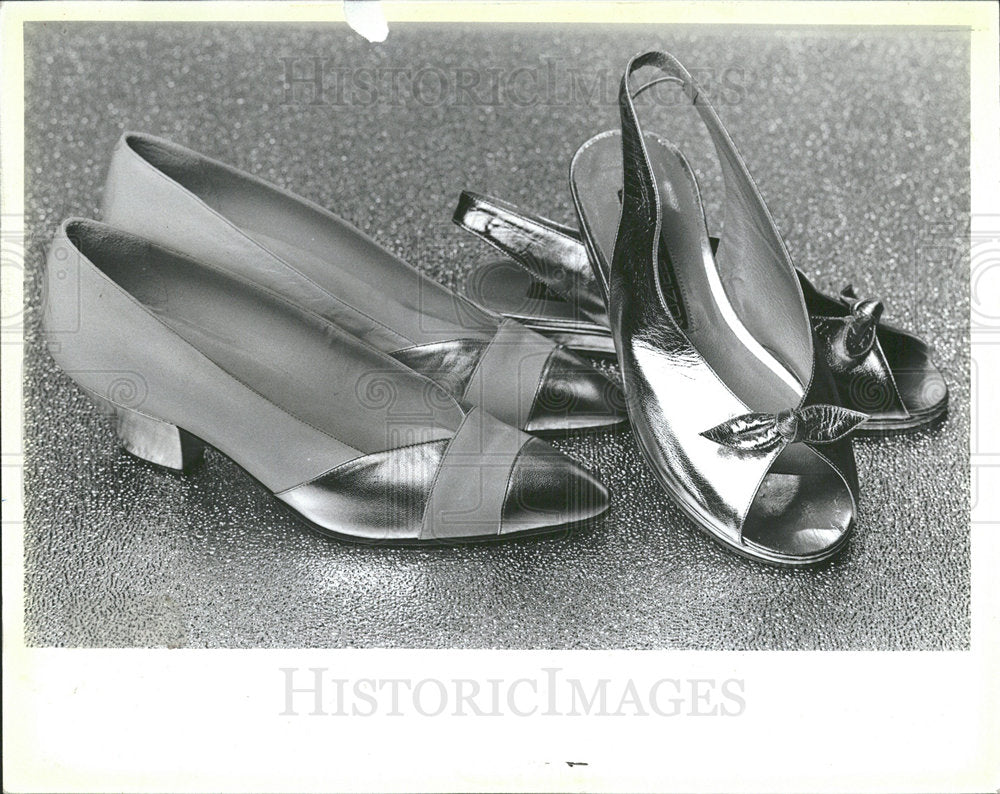 1985 Press Photo Maud Frizon Womens Heels Fashion - Historic Images