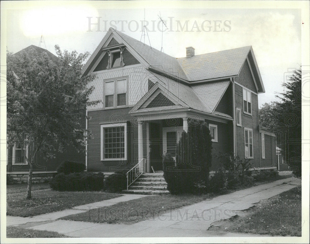 1985 Press Photo 1880s 1890s Restored Home Architecture - Historic Images
