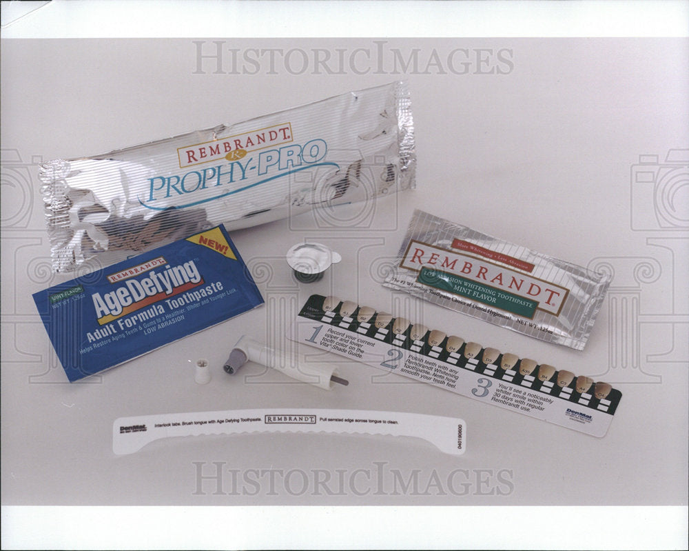 Press Photo Toothpaste Age Defying - Historic Images
