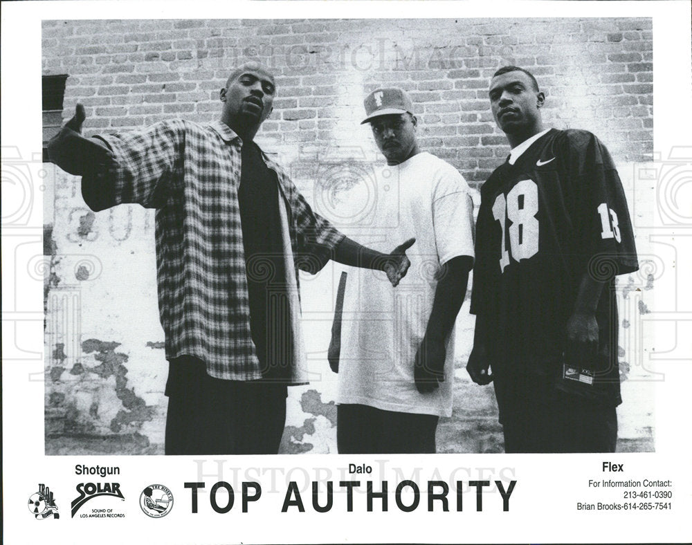 1995 Press Photo Top Authority Rapper Chilla Pertilla  - Historic Images