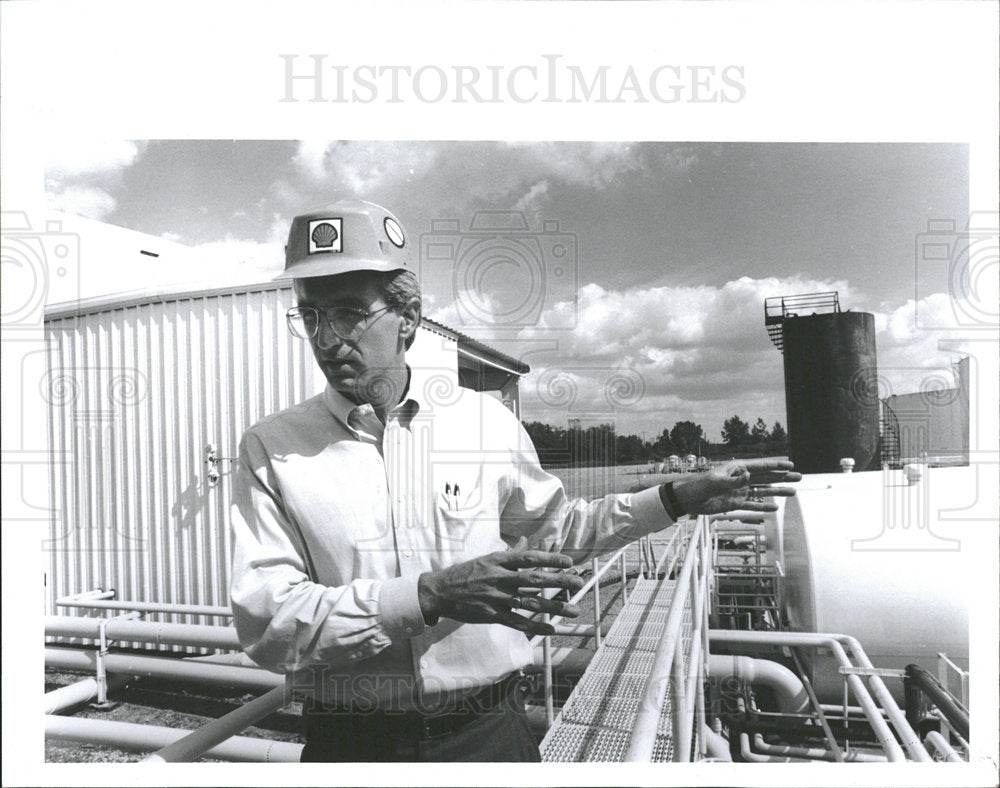1991 Press Photo River Rouge Computer Shell Oil fuel  - Historic Images
