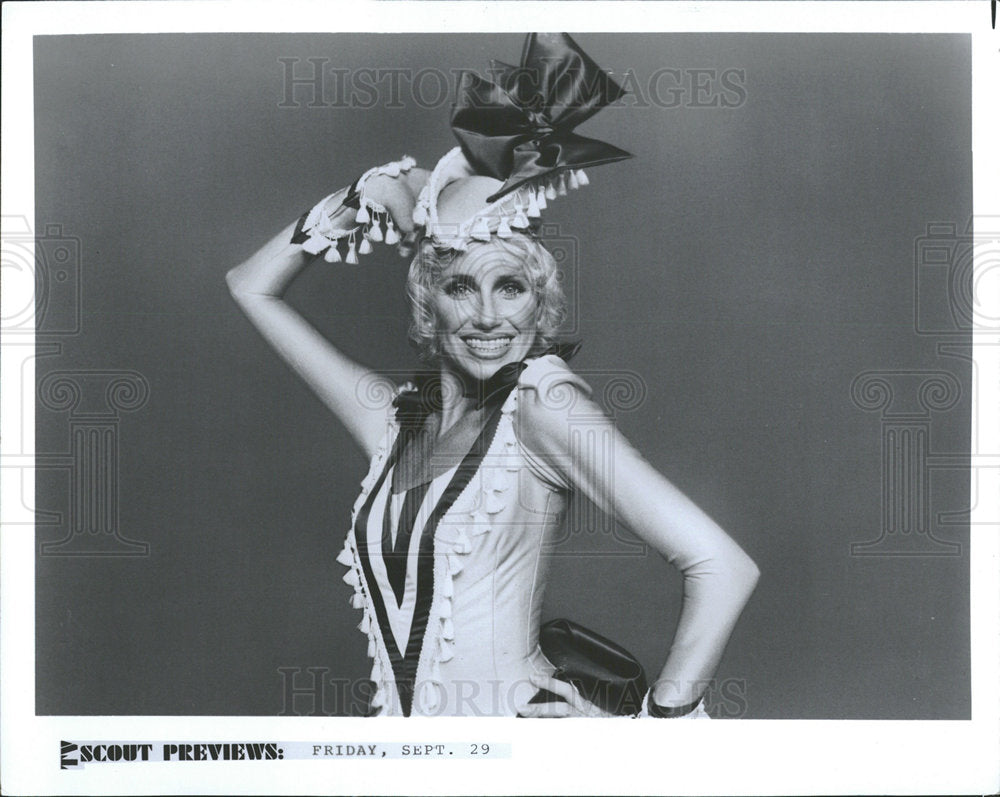 Press Photo Suzanne Somers River Boat Salute America - Historic Images