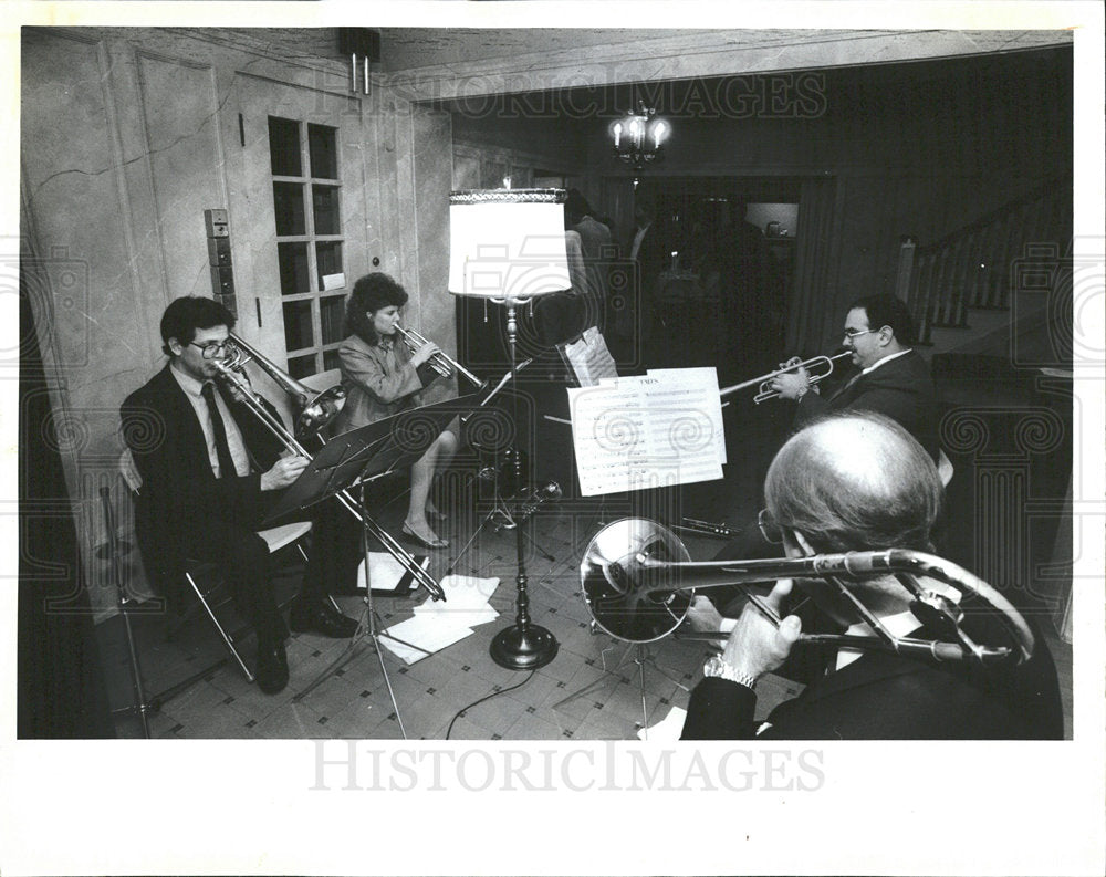 1987 Press Photo Cheney Historical Mansion Illinois  - Historic Images