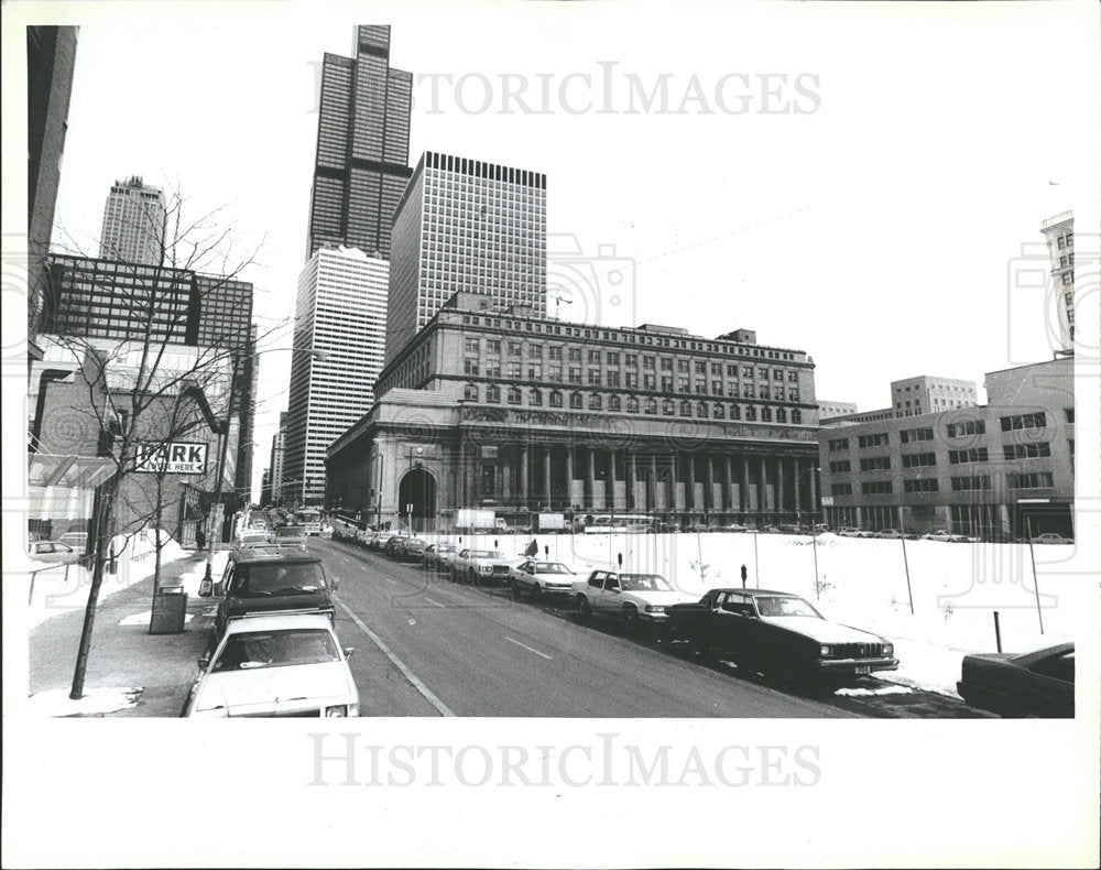 1989 Press Photo Union Station office towers project  - Historic Images