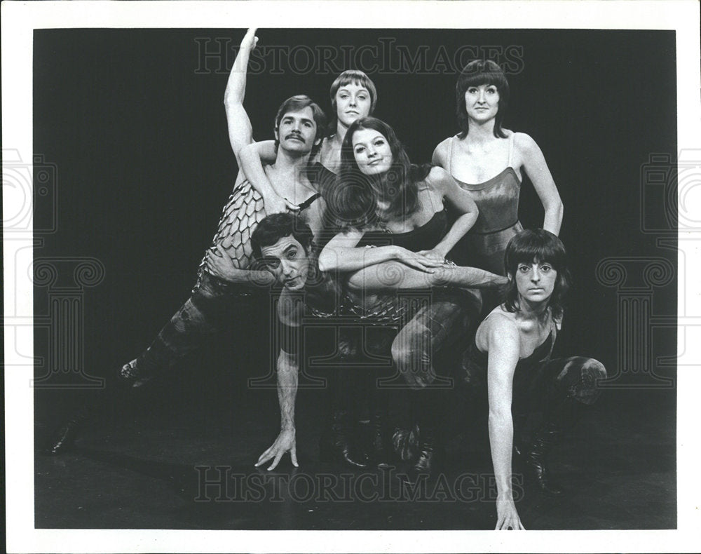 1973 Press Photo Gus Giordano Dance Company - Historic Images