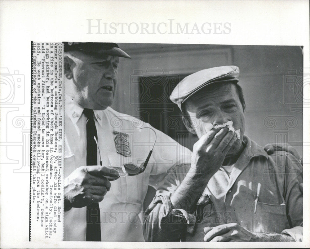 1966 Press Photo Sgt. Roland Warner Joseph Dechess - Historic Images