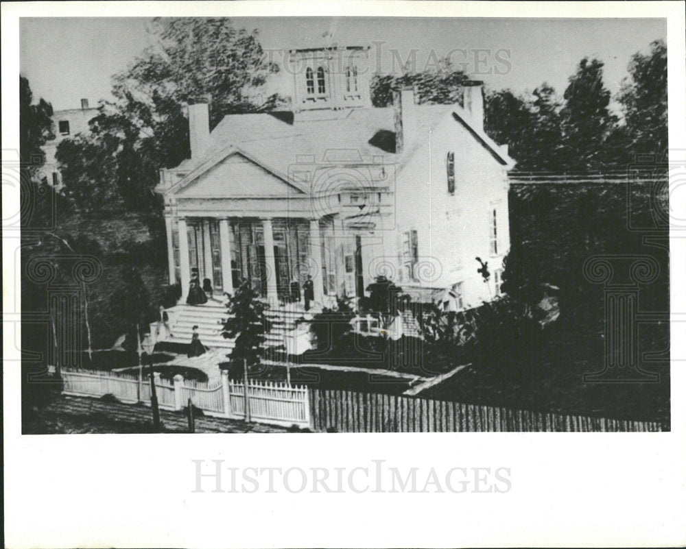 1963 Press Photo Henry B Clarke Home Michigan Avenue - Historic Images
