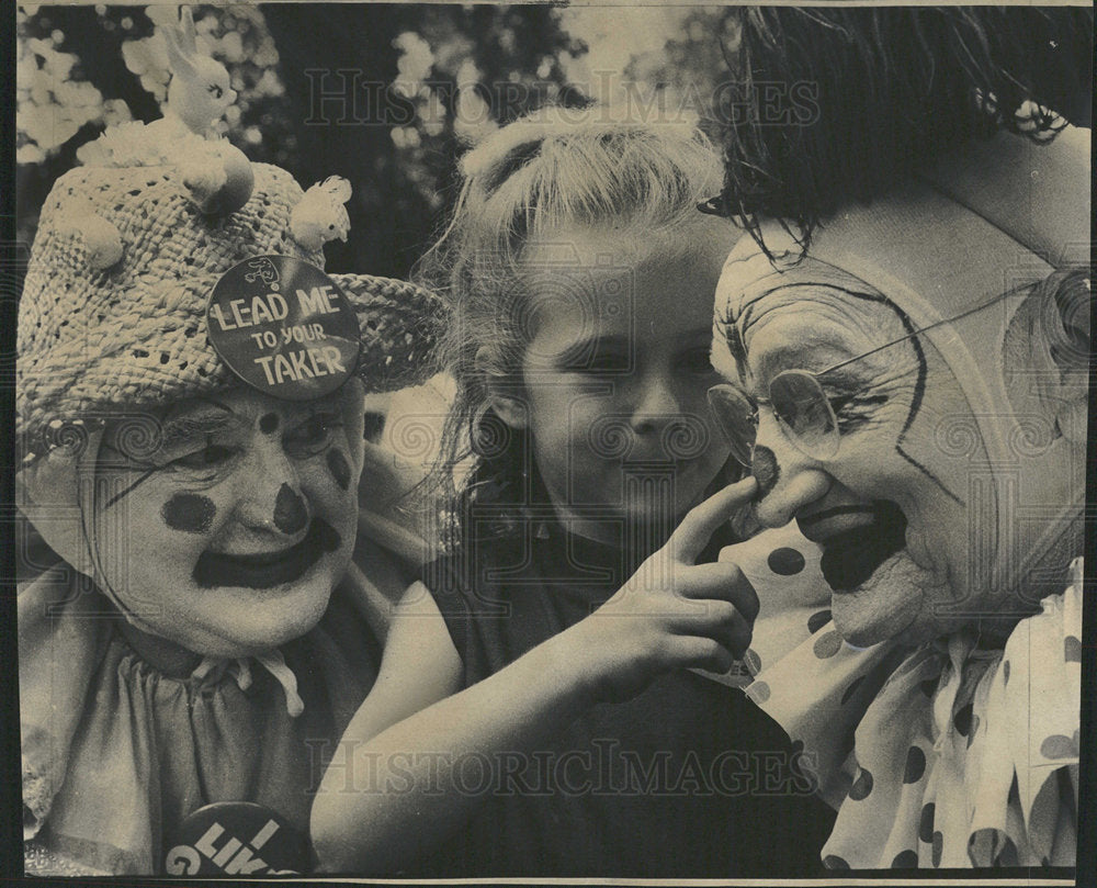 1972 Press Photo Orphans Day Picnic Lincoln Park - Historic Images