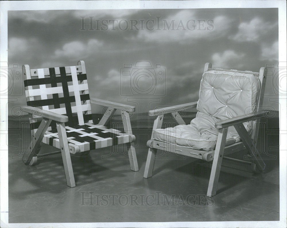 1973 Press Photo Outdoor Furniture Home Utnesils - Historic Images