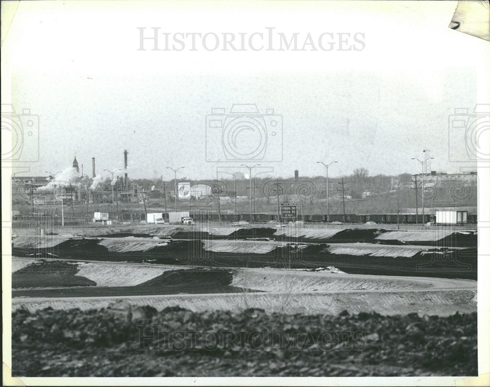 1987 Press Photo Calumet Sewage Treatment Works - Historic Images