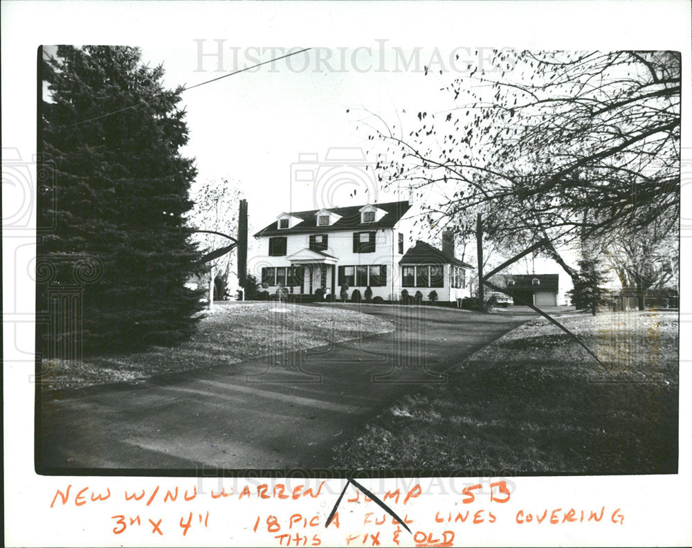 1984 Press Photo Warren Houses Michigan - Historic Images