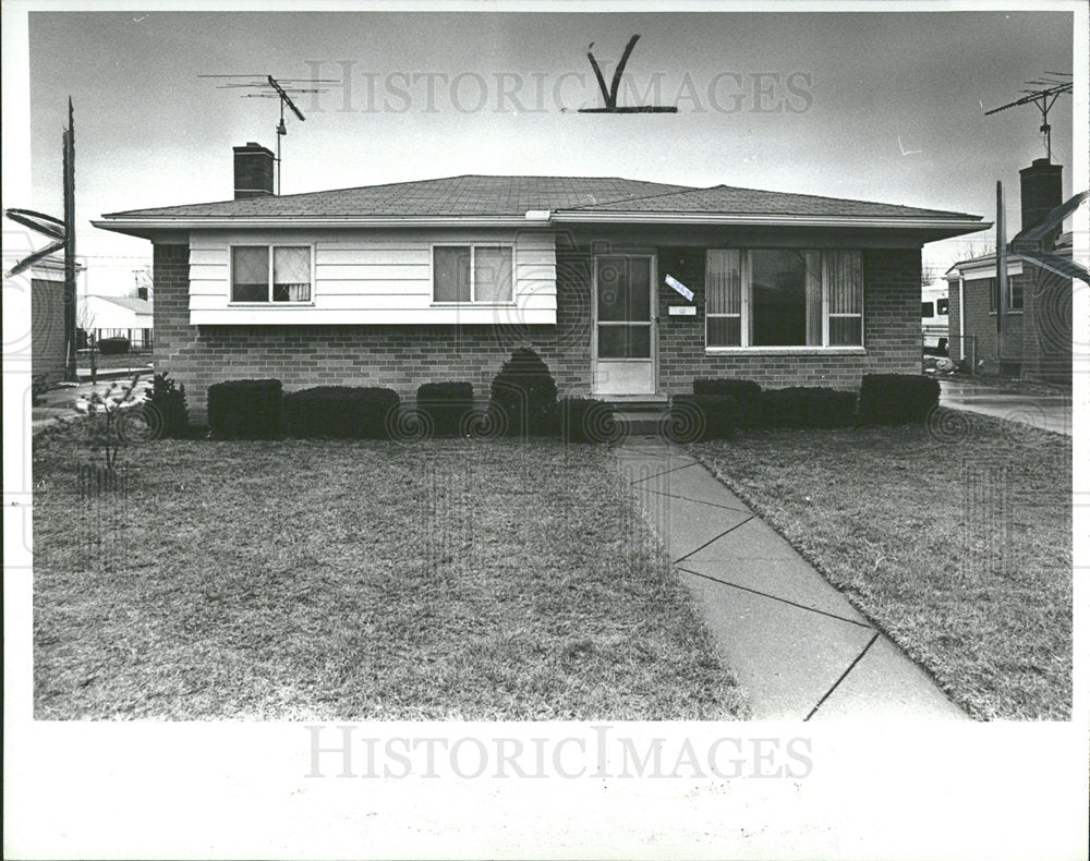 1982 Press Photo Dale Norris Home Michigan Houses - Historic Images