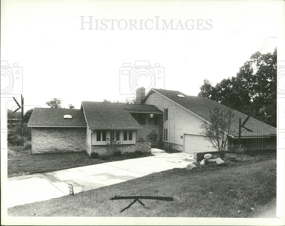 1981 Press Photo Houses In Michigan City - Historic Images