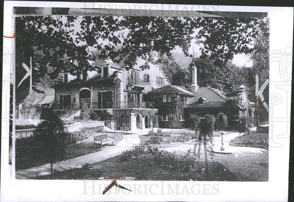 1963 Press Photo John Jacob Hoff Rest Home Peyrieu  - Historic Images