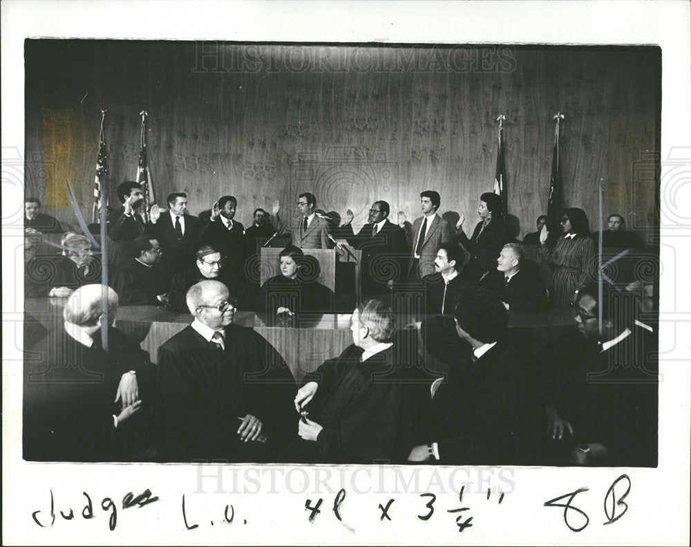 1981 Press Photo Michigan City District Court - Historic Images