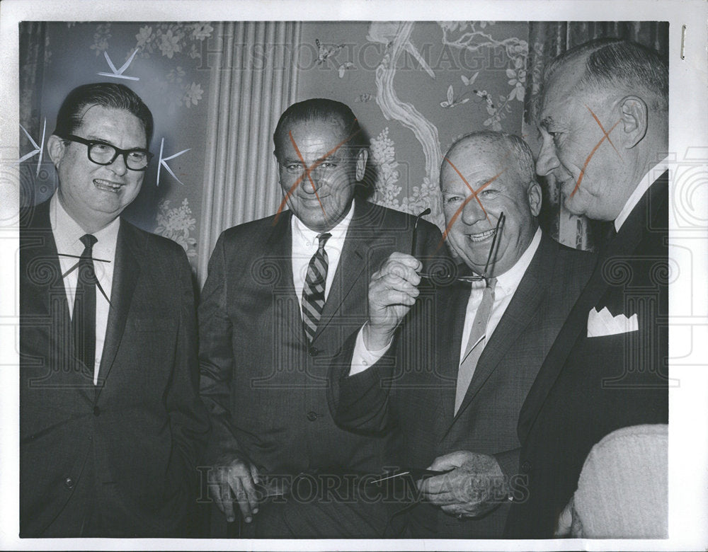1965 Press Photo Judge Roy Hofheinz Baseball Owner Meet - Historic Images
