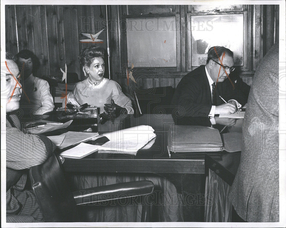 1960 Press Photo Mrs. Nelle Lassiter Parvin Murder Case - Historic Images