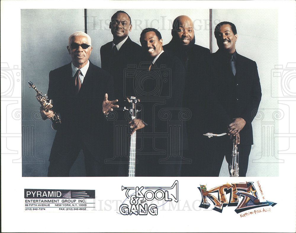 Press Photo Kool &amp; The Gang American Jazz R&amp;B Band - Historic Images