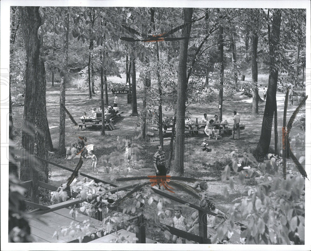 1961 Press Photo Michigan Parks - Historic Images