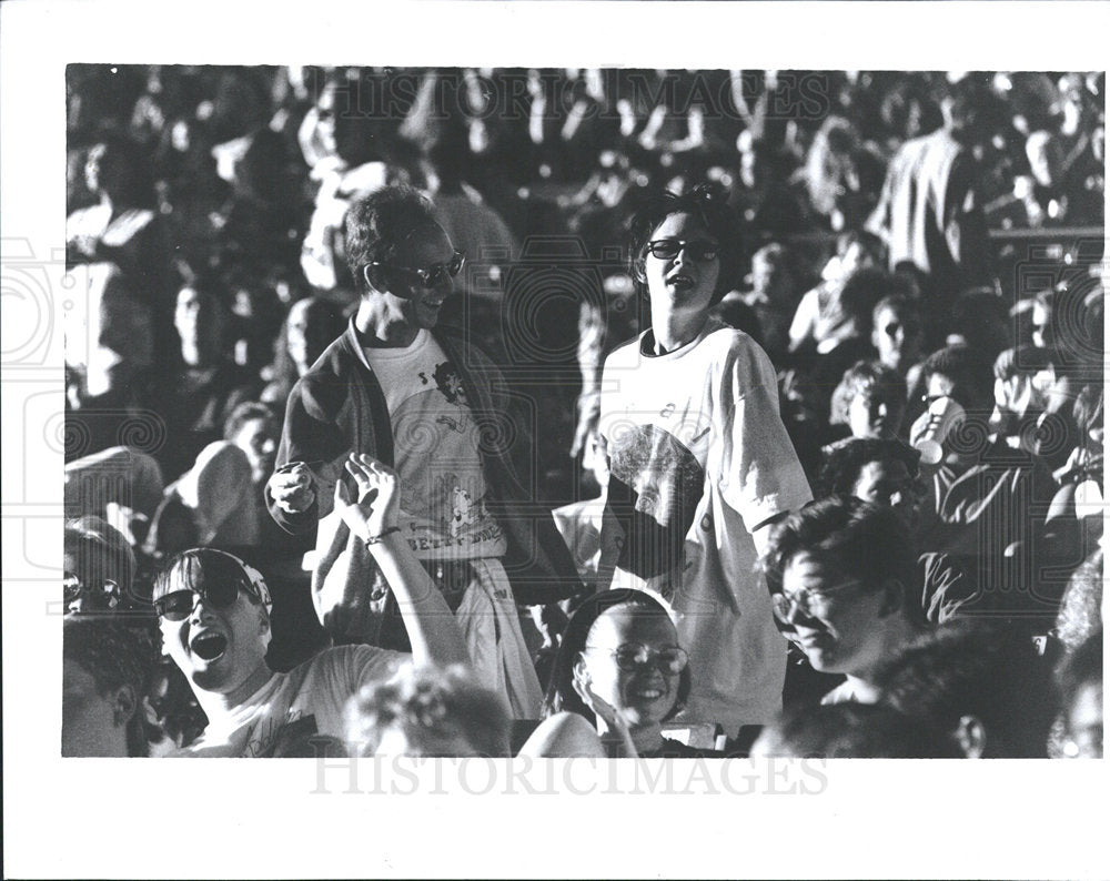 1991 Press Photo Music Festivals Pine Knob - Historic Images