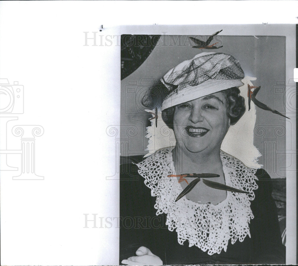 1965 Press Photo Mrs Jouice Cromwell Brooks Heinberg - Historic Images
