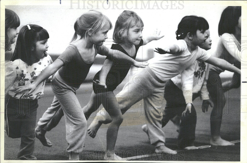 1984 Press Photo Jolene Forestal Katie Ziemba Children - Historic Images