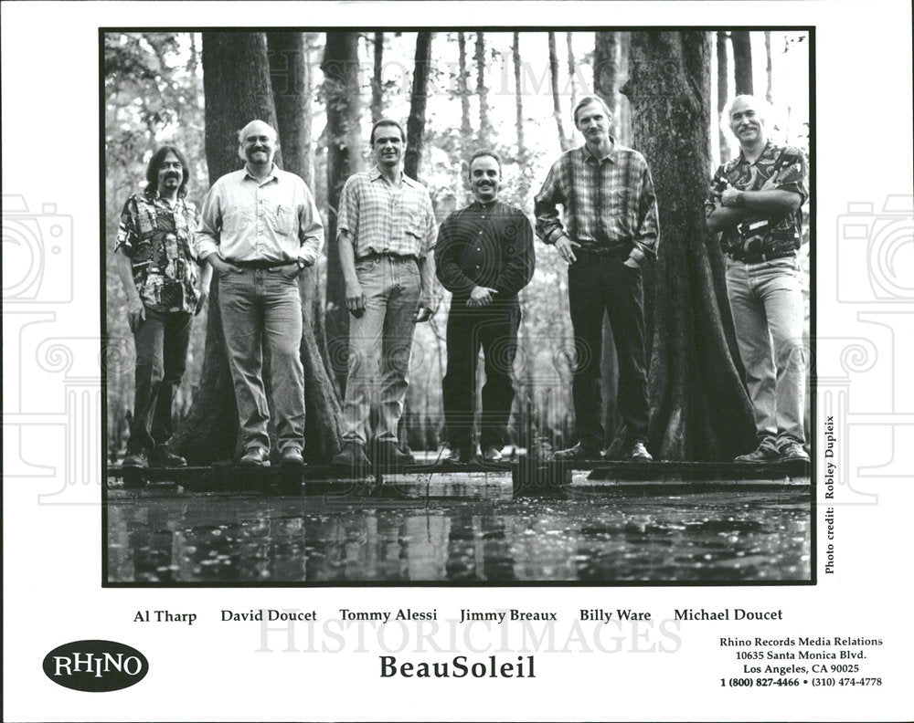 1997 Press Photo BeauSoleil American Cajun Music Group - Historic Images
