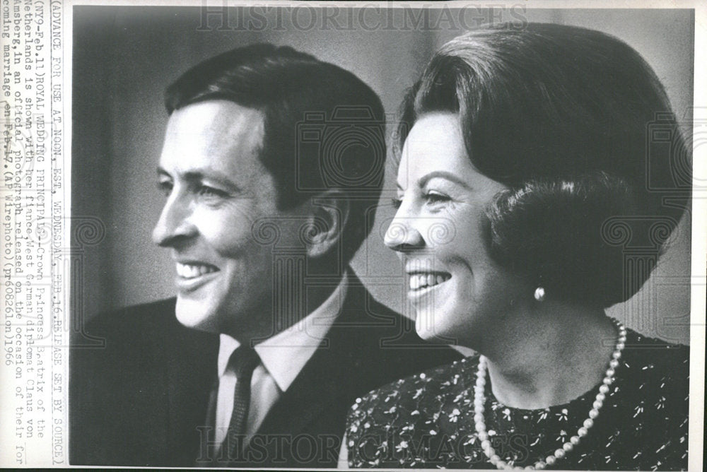 1966 Press Photo Beatrix Princess of Netherlands - Historic Images