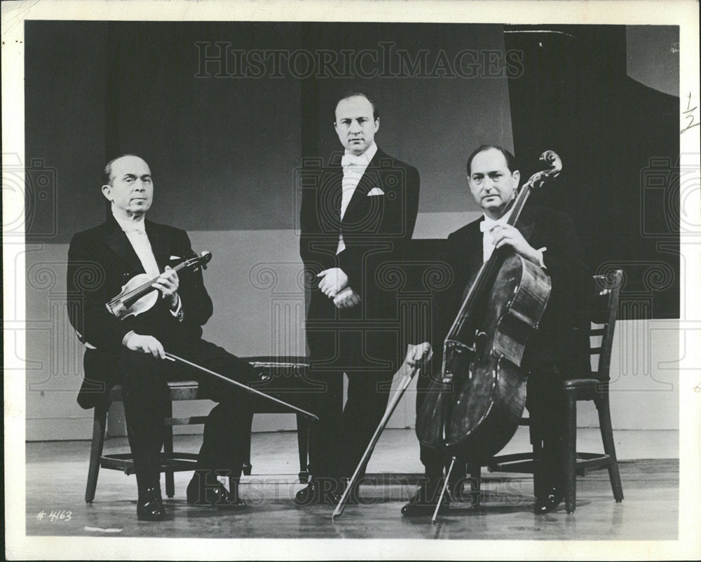 1966 Press Photo Daniel Guilet Menahem Pressler Beaux  - Historic Images