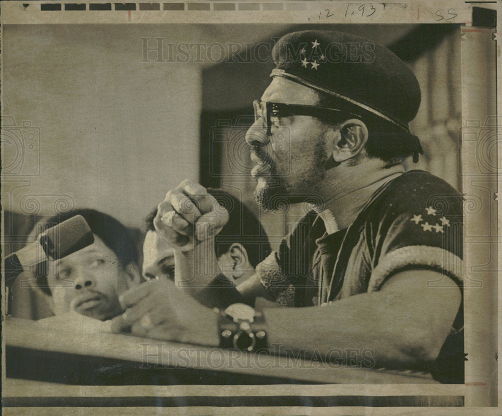 1970 Press Photo Percy Green Head St Louis Civil right  - Historic Images