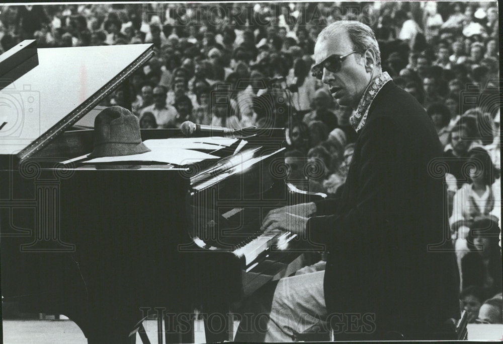 1981 Press Photo Dick Hyman America Jazz Piano Director - Historic Images