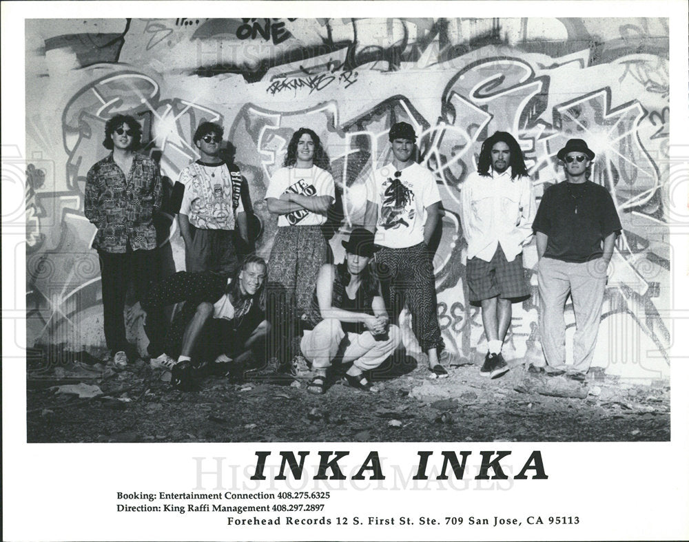1993 Press Photo Inka  Music band Rock American - Historic Images