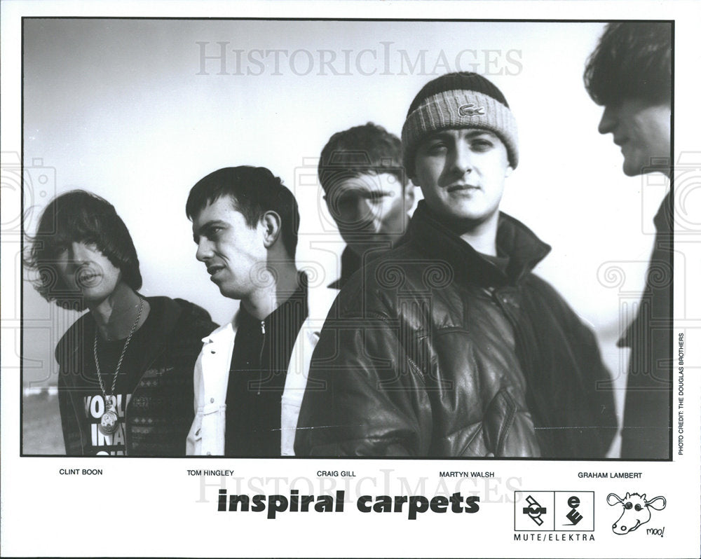 1992 Press Photo Inspiral Carpets Rock Band Chicago - Historic Images
