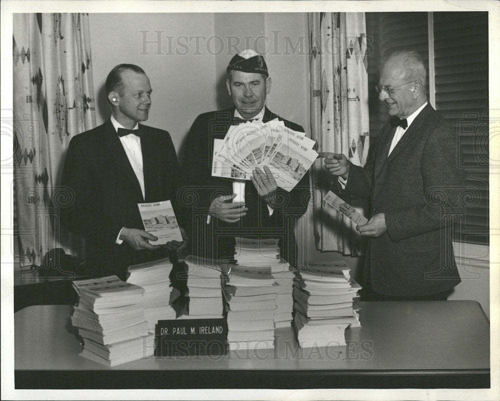 1961 Press Photo Peter Dye Veteran Foundation Board   - Historic Images