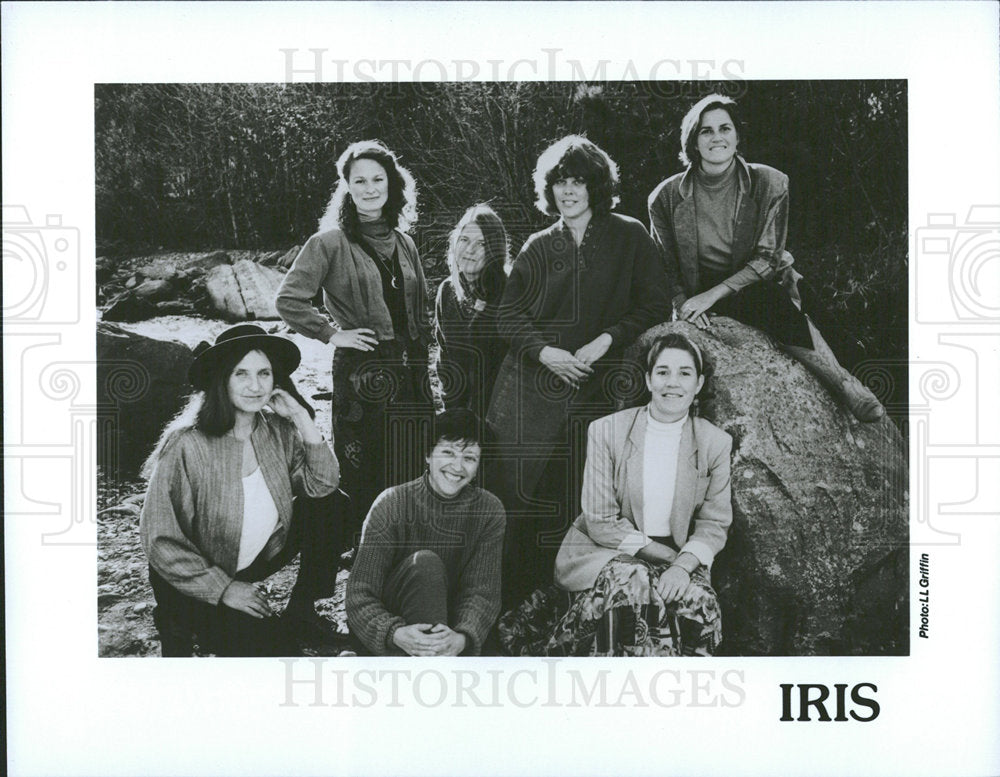 1993 Press Photo Iris Synthpop Music Band Group Chicago - Historic Images
