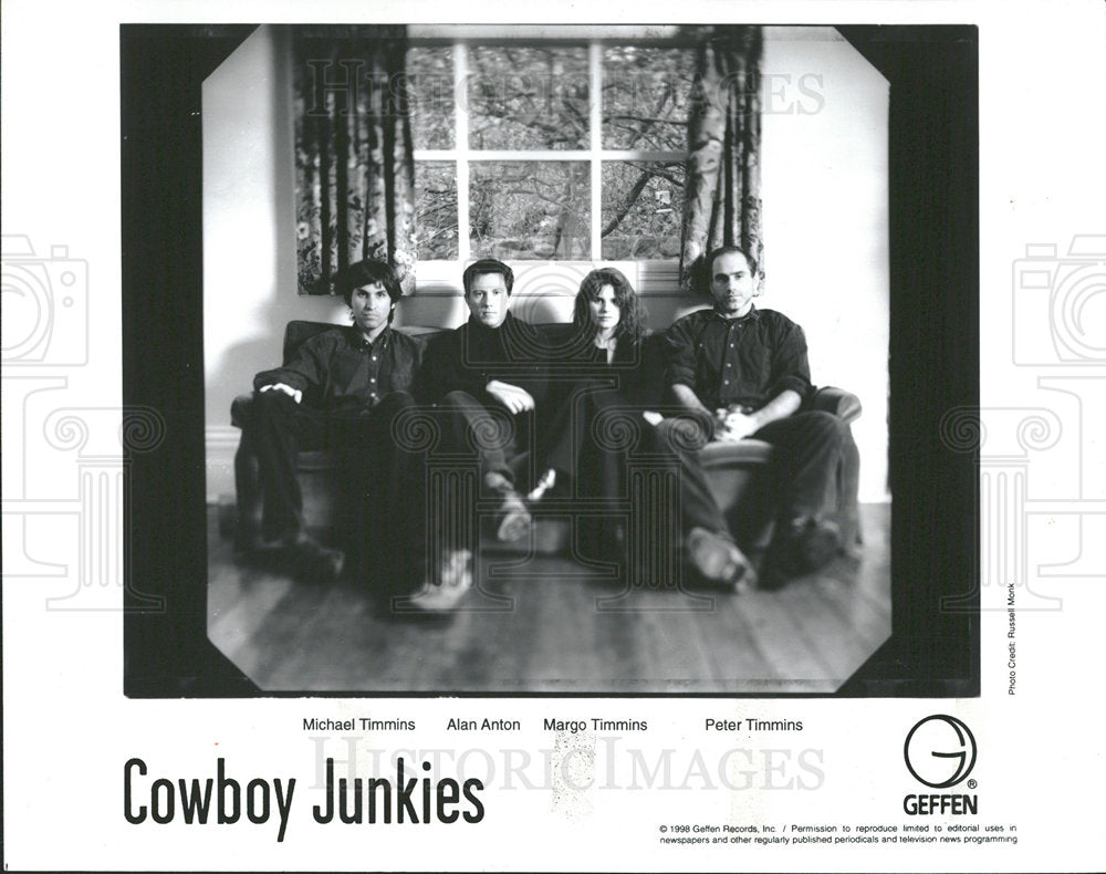 1998 Press Photo Cowboy Junkies Canadian Folk Rock Band - Historic Images