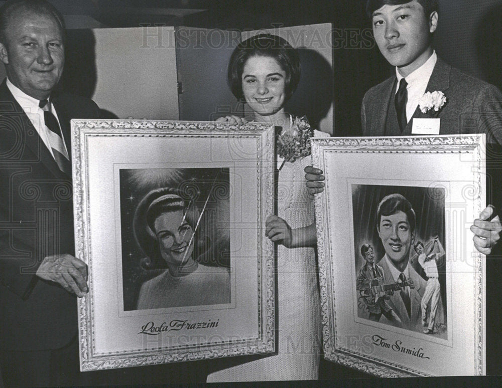 1969 Press Photo Leota Frazzini Tom Sumida Holy Family - Historic Images