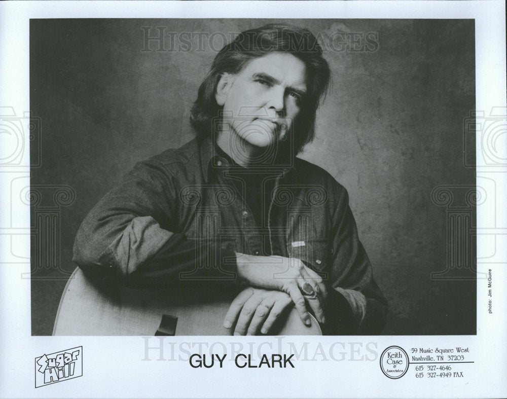 1992 Press Photo Guy Clark Texas Country Rodney Crowell - Historic Images