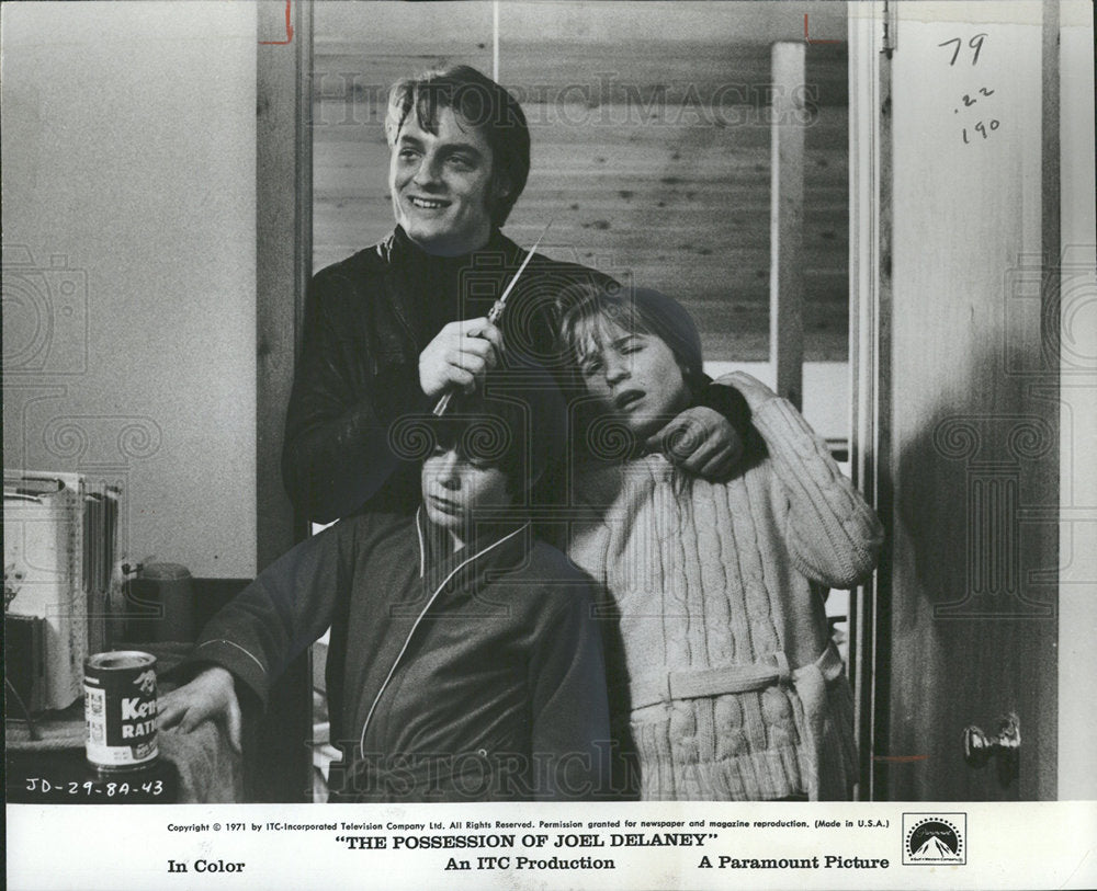 1972 Press Photo Film "The Possession Of Joel Delaney" - Historic Images