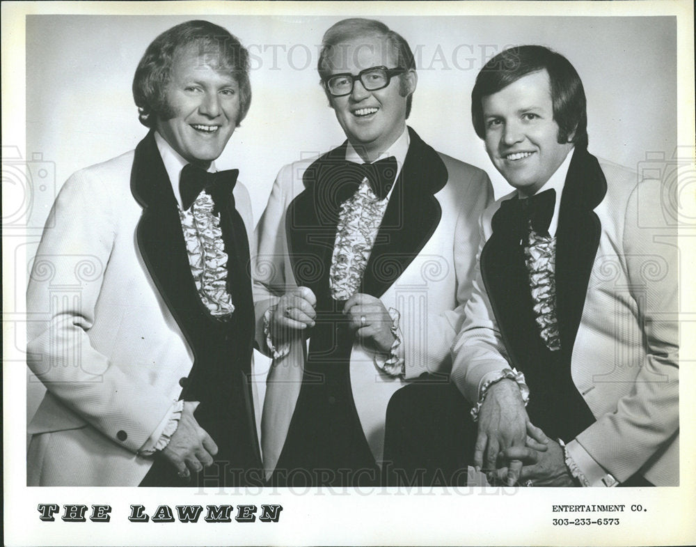 1976 Press Photo The Lawmen American Singers Chicago - Historic Images