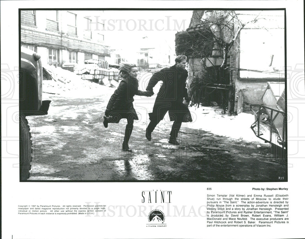 1997 Press Photo Val Kilmer Film Actor Comedian Chicago - Historic Images