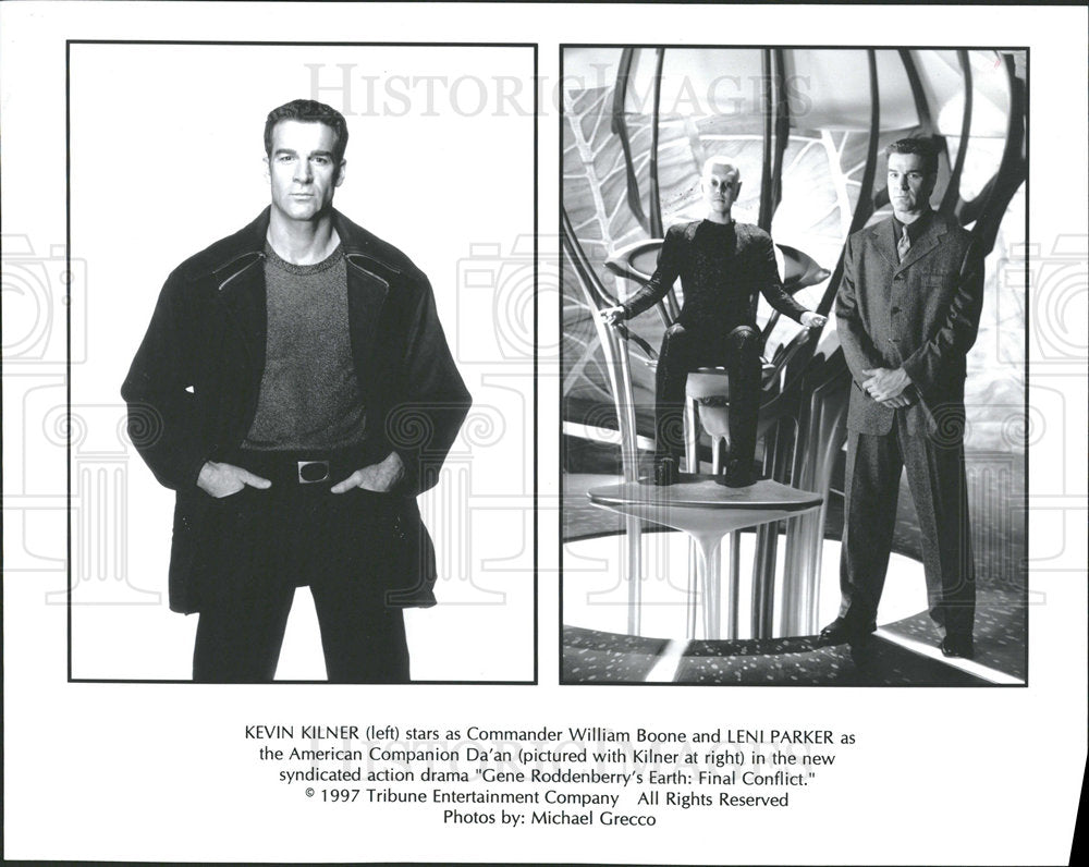 1998 Press Photo Kevin Kilner William Boone Leni Parker - Historic Images