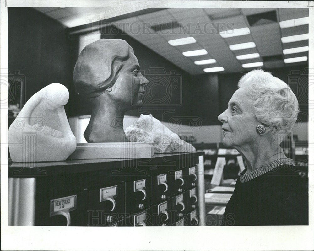1978 Press Photo Wife Of Sculptor Lyman Andrews - Historic Images