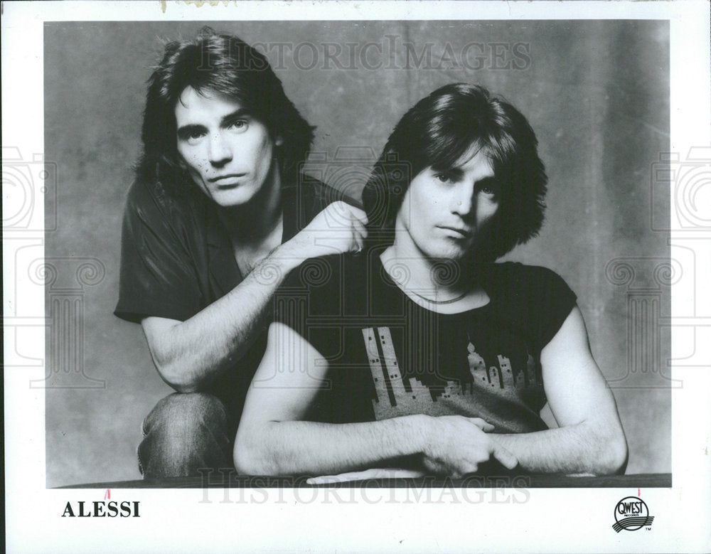 1982 Press Photo Alessi Brothers American Rock Pop Band - Historic Images