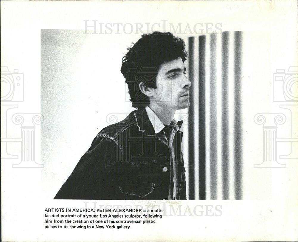 1971 Press Photo Peter Alexander Muli Talented Sculptor - Historic Images